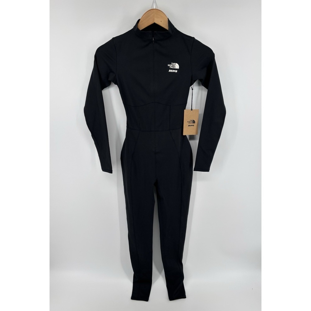 NWT The North Face x SKIMS Refina Bodysuit Sz XS Onyx - Picture 5 of 16